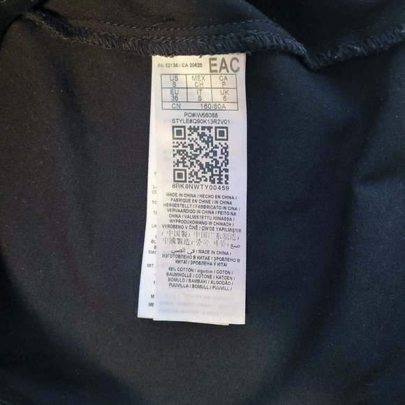 GUESS Black Denim Dress, Sexy Y2K Jumper, Bodycon Retro 90s Dress, Size S - Picture 6 of 9